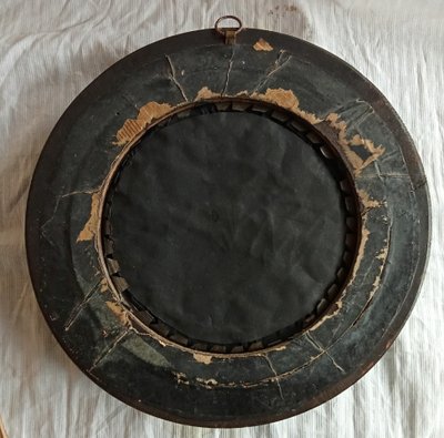 Ancien cadre verre bombé Napoléon 3 