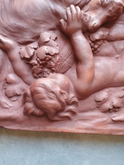 Large bas-relief - beautiful decorative piece after Edme Bouchardon.