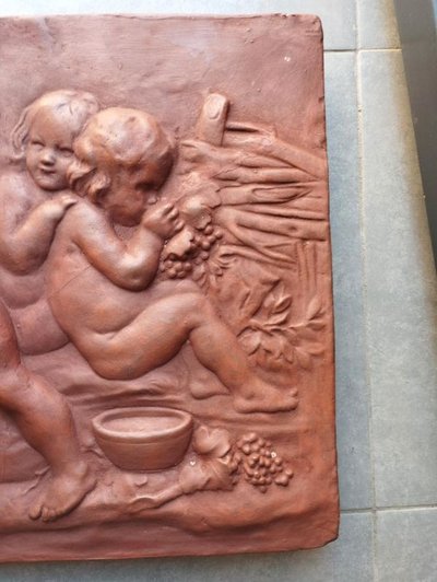 Large bas-relief - beautiful decorative piece after Edme Bouchardon.