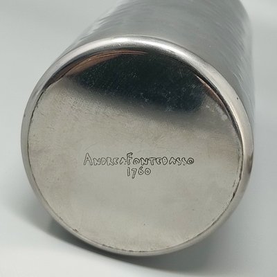 1970s Gorgeous cocktail shaker by Andrea Fontebasso. Made in Italy