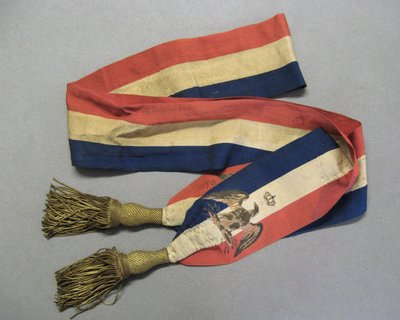 Deputy or Mayor's Sash from the Second Empire Period.