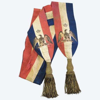 Deputy or Mayor's Sash from the Second Empire Period.