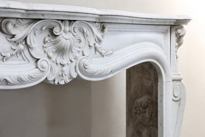 Cheminée ancienne en marbre