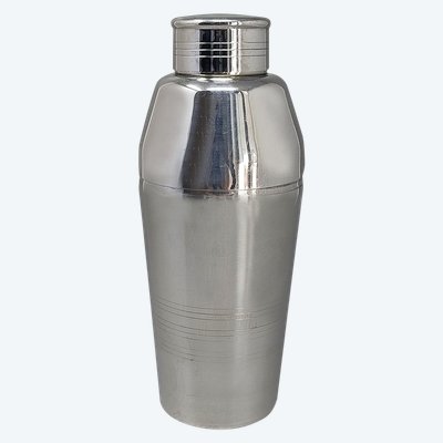 Shaker per cocktail sorprendente degli anni '70 di Guy Degrenne in acciaio inossidabile. Prodotto in Francia
