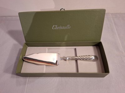 Christofle silver-plated cake server.