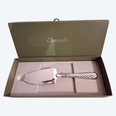 Christofle silver-plated cake server.