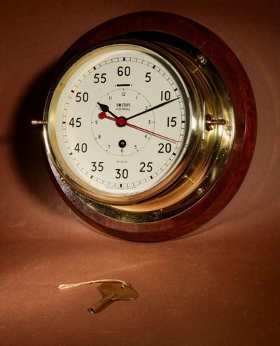 Smiths Astral Bulkhead Ship's Clock.