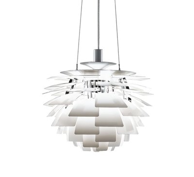 Poul Henningsen (after), Artichoke Chandelier Large Model White