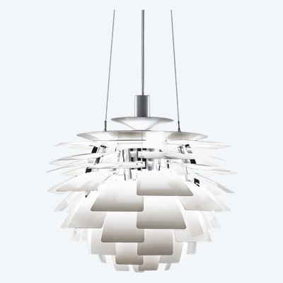 Poul Henningsen (after), Artichoke Chandelier Large Model White