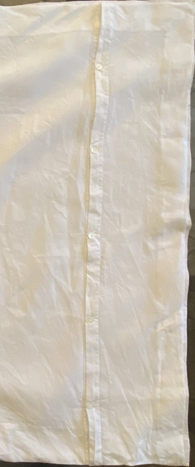Pair of Linen Embroidered Pillowcases 19th century