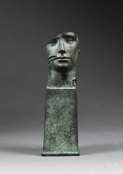 Bronze sculpture Igor Mitoraj “Tindaro” bust of a man 