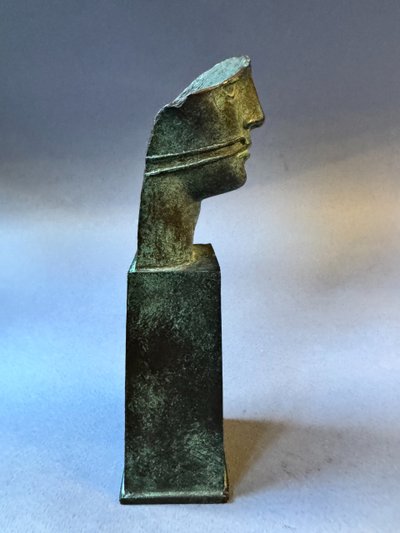 Bronze sculpture Igor Mitoraj “Tindaro” bust of a man 