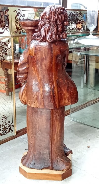 Coppia di porte Torchiere con cornucopia/XIX secolo 