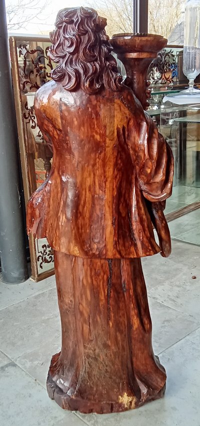 Coppia di porte Torchiere con cornucopia/XIX secolo 