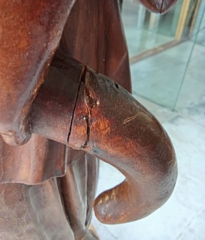 Coppia di porte Torchiere con cornucopia/XIX secolo 