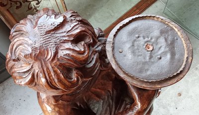 Coppia di porte Torchiere con cornucopia/XIX secolo 