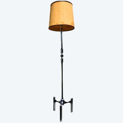 lampada da terra vintage anni '60 con treppiede 