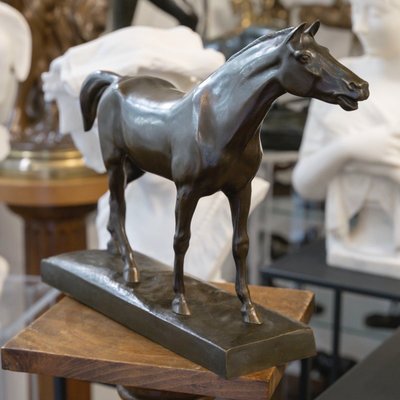 Sculpture - Le Cheval Libre , Alfredo Biagini (1886 – 1952) - Bronze