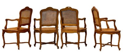 Set of 4 Regency style armchairs