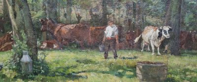 Henri MORAL - La traite des vaches