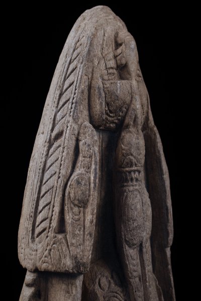 Proue de pirogue, art océanien, art tribal, Sculpture du Sépik, Papouasie Nouvelle Guinée, Océanie
