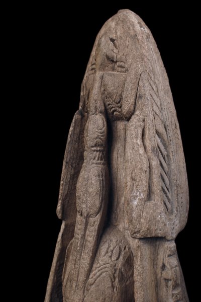 Proue de pirogue, art océanien, art tribal, Sculpture du Sépik, Papouasie Nouvelle Guinée, Océanie