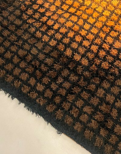 Wool rug "Finlandia" model by Verner Panton for Unika Vaev, Denmark 60's