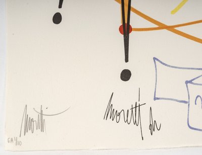 Lithograph by Raymond MORETTI and Jean COCTEAU