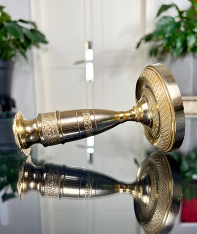Candeliere in bronzo stile impero - XIX secolo