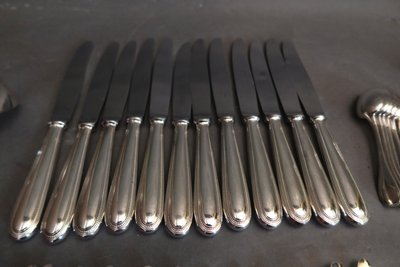 Christofle Perles 61-piece cutlery set