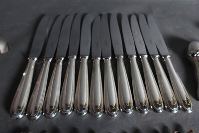 Christofle Perles 61-piece cutlery set