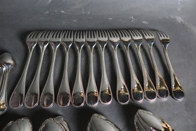 Christofle Perles 61-piece cutlery set