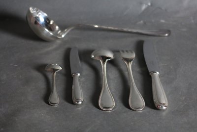 Christofle Perles 61-piece cutlery set