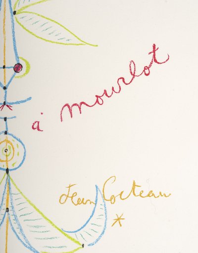 Lithograph by Jean COCTEAU