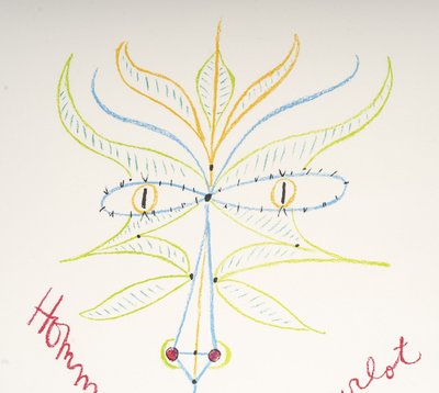 Lithograph by Jean COCTEAU