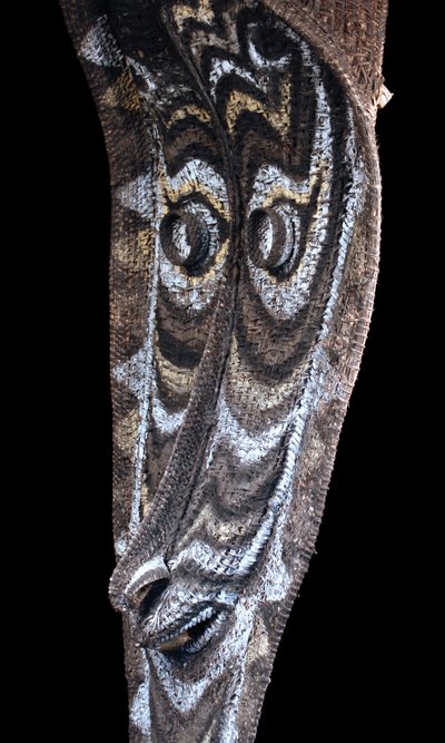 Maschera pignone, arte tribale, arte oceanica, arte tradizionale, cesteria, Papua Nuova Guinea