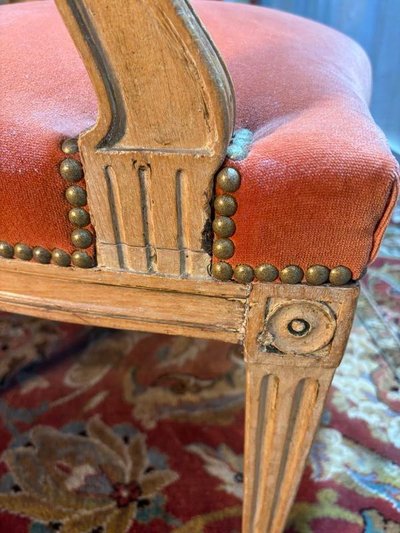 Paire de fauteuils Louis XVI 