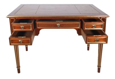 Bureau Plat Style Louis XVI Fin XIXe Siècle