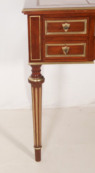 Bureau Plat Style Louis XVI Fin XIXe Siècle