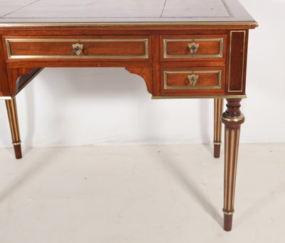 Bureau Plat Style Louis XVI Fin XIXe Siècle