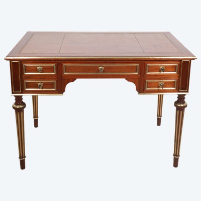 Bureau Plat Style Louis XVI Fin XIXe Siècle