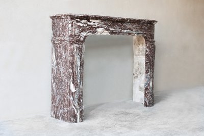 Antique marble fireplace