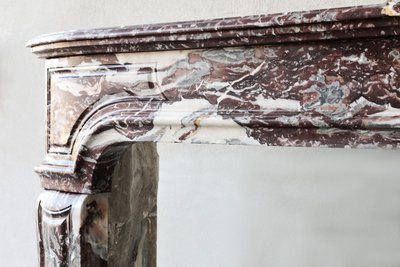 Antique marble fireplace