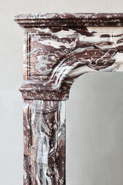 Antique marble fireplace