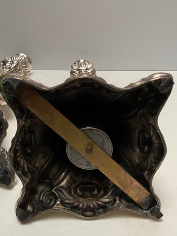 AUSTRIAN SOLID SILVER TORCHES