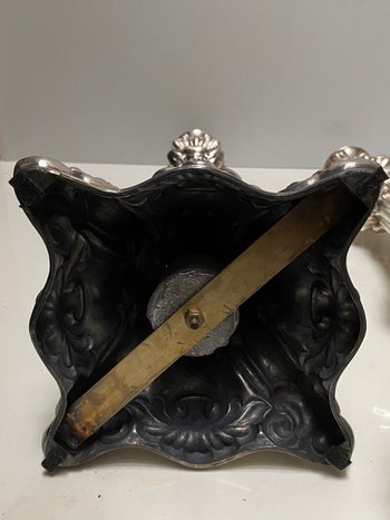 AUSTRIAN SOLID SILVER TORCHES