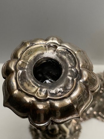 AUSTRIAN SOLID SILVER TORCHES