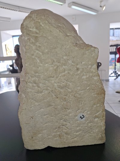 scultura busto in pietra firmata E.SERANE XIX secolo