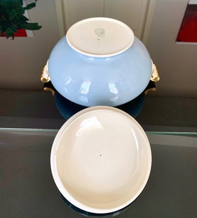 Porcelain Soup Tureen Decorated with Fine Gold - Villeroy & Boch - Art Déco