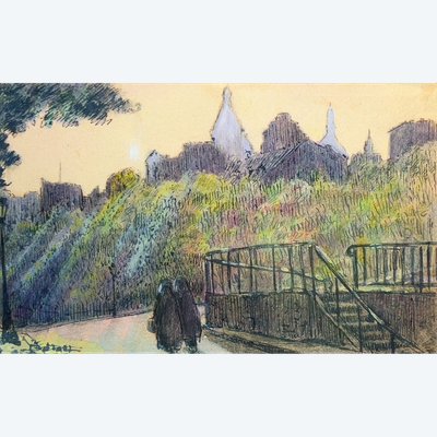 Vigneto a Montmartre, Parigi.